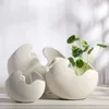 Vasen Keramik Vase kreative nordeuropäische Moderne weiße Eierschalen -Blumendekoration Kunsthandwerk Hersteller