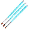 3PCS/SET NAIL PINE PEN SET NAIL ART УФ -гель -разгибатель Петра