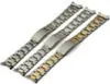 13mm 17mm 20 mm für Uhren Frauen Watch Gürtel neue Silber oder Gold gebogenes Ende SS Watch Band Strap4938693