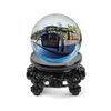 Decorative Plates Resin 1 PCS Carved Home Decoration Prop Hollow Globe Holder Crystal Ball Base Sphere Pedestal Display Stand