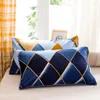 Bedding Sets 3pcs Extra Soft Quilt Cover Accessories El Home Decor Comfortable Pillow Cases Bedroom Set Rhombus Print Gift Fashion