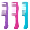 ABS Material, Straight Handle, Large Size, Medium Size, Wide Toothed Comb, Curly Hair Comb, Heat Resistant and Anti-static Hair