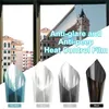 Vensterstickers 50 100 cm spiegelfilm Zelfklevende reflecterende privacyglas Tint Heat Control Solar