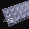 Baking Moulds 21 Cavity Pyramid Shape Chocolate Mould Cone Candy Making Dessert Cake Tools