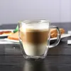 Mugs 16 Ounce Double Wall Heat Resistant Borosilicate Coffee Mug For Latte Mixed Drinks Or Other Juice Daily Use 475ml