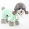 Dog Apparel Pyjamas XL Clothes Puppy Cat Jumpsuit Big Bowknot Pajamas Jumpsuits Winter For Small Dogs Chihuahua Pug Pet Overalls