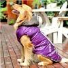 Köpek giyim büyük kış giysileri evcil hayvan büyük ceket yüksek kaliteli ürün aşağı ceket pamuk yastıklı 1 pcs/lot
