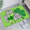 Carpets Mauve Blanket Thick Carpet St. Patrick's Day Welcome Doormats Home Decor Non Shedding Furry Blankets