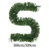 Decorative Flowers Artificial Christmas Garland Decorations Green Xmas For Party Wedding Stairs Table Outside