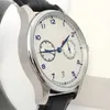 Armbanduhren Luxus -Männer Automatische mechanische Uhr Portugal schwarze Leder -Modeuhrs