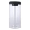 Garrafas de armazenamento Manual Pressione Coffee Contêiner High Boron Glass 1800ml Jar Cozinha de grande capacidade