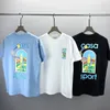 T-shirts pour hommes Designer T-shirt Cotton Round Neck Imprimée séchage rapide anti-rides hommes femmes printemps d'été