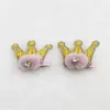 Appareils pour chiens Barrettes colorées Pet Polyester Clip Crown Girls Girls Pins Accessoires Grip Headwear