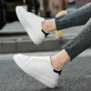 Scarpe casual Piattaforma Sports for Women 2024 Sneaker in pelle Fashion Wedges Ladies Luxury Walking Footwear