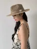 Berets Fashion Summer Panama Jazz Fedora Hat Designer Outdoor Leisure Beach Hoogwaardige Sombrero Mujer Playa