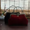 Depolama Çantaları İpek Brokar dövme retro el çantası, Çin yılı için Hediye Ağız Altın Çanta Yaşlı Kadınlar