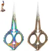 2024 Nail Art Chameleon Vintage Scissors Ciseaux rétro broderies Tissu de croix de couture de couture outil de manucure - pour les ciseaux d'art nail