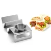 Plates Taco Holder Stand Pancake Rack Roestvrij staal Tortilla Trays Display Mexicaanse keukengereedschap