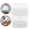 Lagerflaschen 1-5pc 4 in 1 Gewürzgläser im Freien Camping-Containerbox BBQ Jar für Heimküche