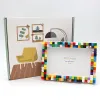 Frame DIY children's photo frame building block photo frame creative photo frame setting table