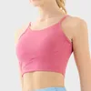 Frauen Tanks Custom Logo Yoga Weste fester Tasse Sport BH Suspender integrierter Brustpolster