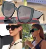 Official Newest Mens Luxury Sunglasses 0956S Womens Oversized Frame Glasses Occhiali da sole Firmati femminili Emerald Green Turqu4141274