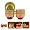 Ensembles de vaisselle 7 PCS Candlestick Water Bowl Lotus Flower Offrant en alliage Supply Cup