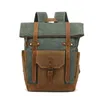 Backpack Multi-Function Computer Canvas Moto in cavalcatura Anti Furt Traveling Excuking Hunting