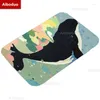 Alfombras de baño aiboduo ballena decoración del hogar femenino no deslizante alfombra de la alfombra acogedora de la sala de estar Floormat 40 cm para el baño familiar baño