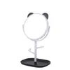 Schattige kattenoormake -upspiegel met juwelierhouder 360 ° rotatietafel aanrechtbasis gebruik voor badkamer bureau cosmetische spiegels