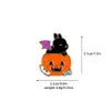 Halloween ghost thanksgiving pumkin brooch Cute Anime Movies Games Hard Enamel Pins Collect Cartoon Brooch Backpack Hat Bag Collar Lapel Badges