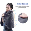 Blankets Fleece Electric Heated Blanket Wearable Portable USB Powered Heating Cushion Pad Winter Warm For Car Office Home