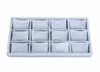 Stackbar 12 Girds smycken Trays Storage Tray Showcase Display Organizer LXAE Watch Boxes Cases6960822