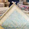 Mattor 4.5'x6.5 'Handknutade persiska mattor Turkiska silkesintrientaliska handgjorda matta (ZQG060A)