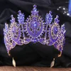 Clips Hair Crown Bridal Vintage Baroque Rhingestone Tiara Wedding Headress Party Bijoux Accessoires