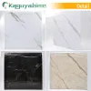 Stickers Kaguyahime 20pcs/Lot 30*30cm PVC Floor Stickers Selfadhesive Imitation Marble 3D Wall Stickers Waterproof Bathroom Decals