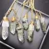 Link Armbanden S925 Natuurlijke Himalayan Garden Quartz koperdraad gewikkeld hangerse genezing Reiki met hole mode -sieraden voor vrienden cadeau