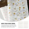 Disposable Dinnerware 50 Sheets Compact Bread Paper Wrapping Picnic Sandwich Greaseproof Hamburger Wrappers