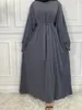 Modest Abaya Ramadan Musulman de Mode Maxi Robe Turkiet Kaftan Islamiska kläder muslim för kvinnor hijab klänning caftan vestidos 240411