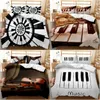 Bedding Sets Fashion Piano Violin 3D Printed Musical Instrument Design Duvet Cover Pillowcase Bedspread Adult Decor Home