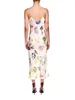 Casual Dresses Women S Summer Midi Dress Sleeveless Spaghetti Strap V Neck Mushroom Print Long