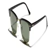 Helglas solglasögon av hög kvalitet metall gångjärn solglasögon män glasögon kvinnor solglasögon uv400 51mm unisex med fall och1181129