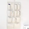 Storage Bags AT35 Double-Sided Wall Hanging Door Underwear Organizer Waterproof Bedroom Closet Toy Key Home Office Container