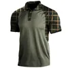 Męskie odzież Summeranka amerykańska flaga amerykańska koszulki na świeżym powietrzu Mężczyzna taktyczny taktyczny koszulka z krótkim rękawem polowanie