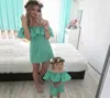 Abito da mamma e figlia per la famiglia Mum Baby Matching Outfits Mommy and Me Clothes Fashion Family Set Chiffon Dresses Mother Kids1682816