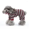 Vêtements pour chien chiot pyjamas pour animaux de compagnie Jumps à sauts doux chiens de Noël Chiens de vêtements mignons grenouille Bodys pour chat