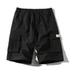 Summer Cargo Men Shorts Spring Casual Casual Cotton Joggers Men Baggy Sweats Shorts Multi-Bock