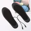 Mattor USB Electric uppvärmd sko Insula Vinter Varma kvinnor Fot Pad Washable Thermal Men Boot Mat Unisex Heat Insoles