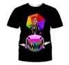 カラーヒップホッププリントラッパーTekashi69 6ix9ine Tekashi 693d TシャツTシャツTシャツ夏の面白いハラジュク短袖ストリートウェア215354040