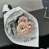 Fleurs décoratives Sense romantique artificiel de l'atmosphère Renture Rose Rose cadeau Festif Festive Lumière Fourniture de fête Sweet